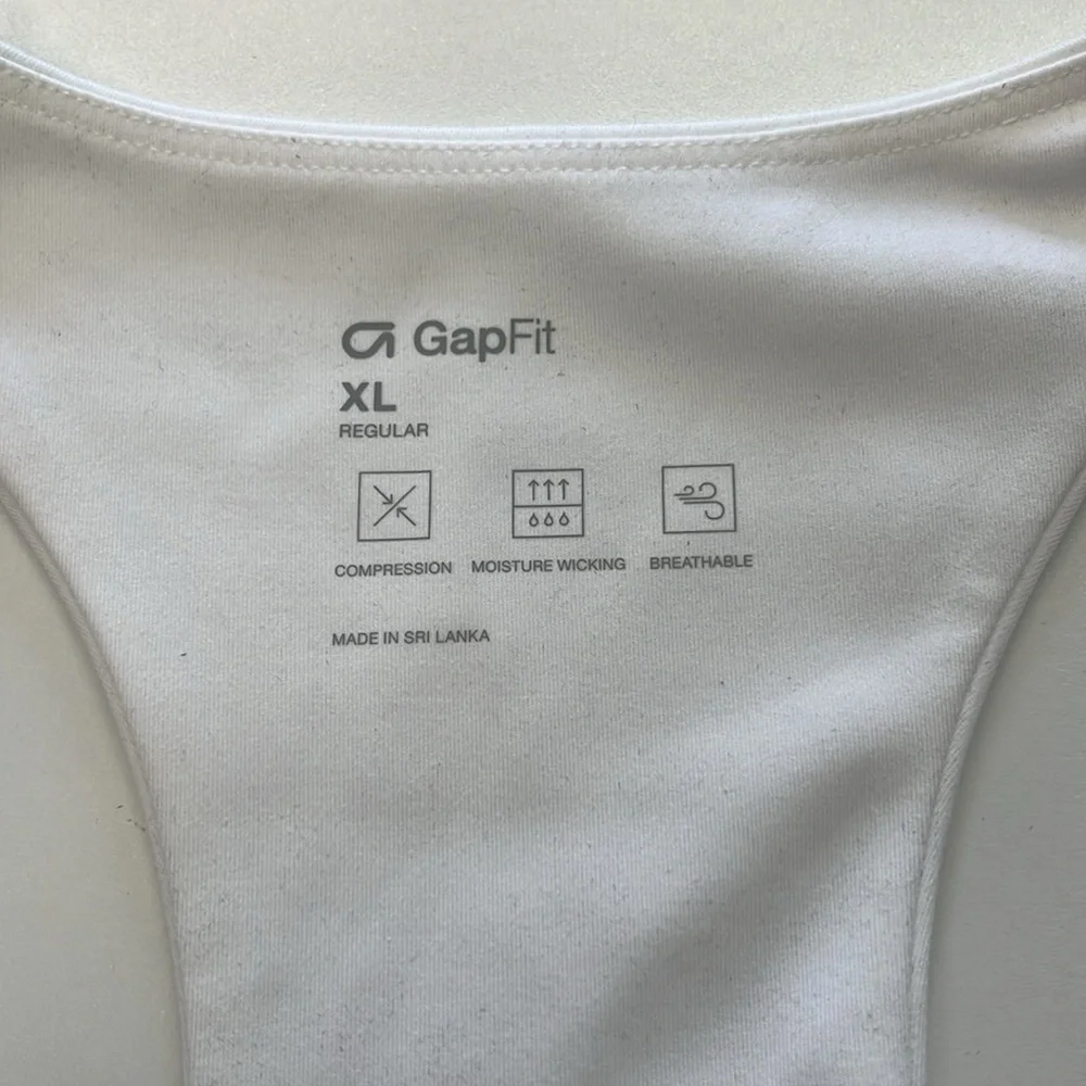 GapFit white athletic dress size XL - Picture 3 of 4